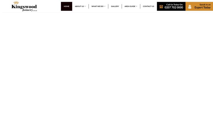 Screenshot of kingswood-joinery.co.uk