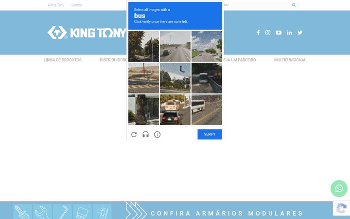 Screenshot of kingtony.com.br