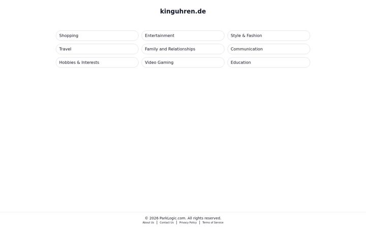 Screenshot of kinguhren.de