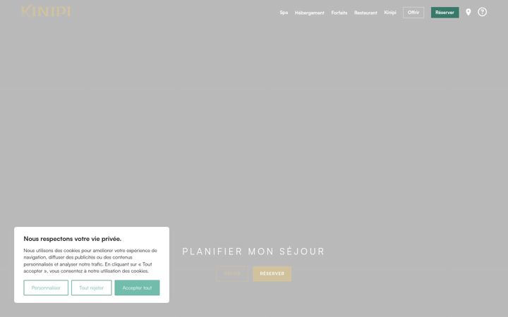 Screenshot of kinipi.ca