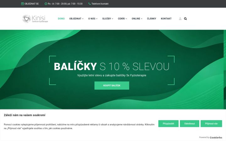 Screenshot of kinisi.cz