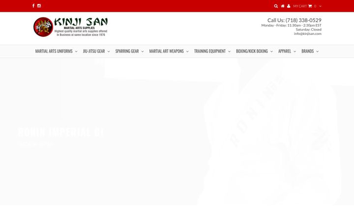 Screenshot of kinjisan.com