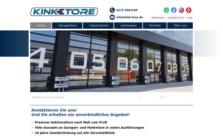 Screenshot of kink-tore.de