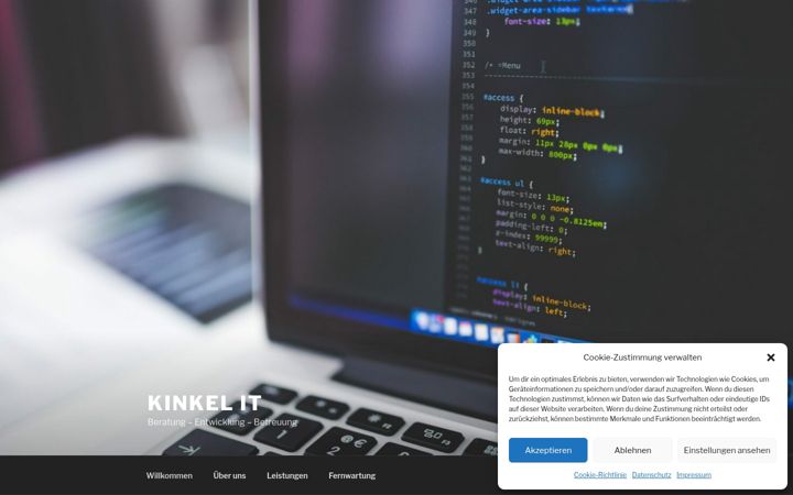 Screenshot of kinkel-it.de