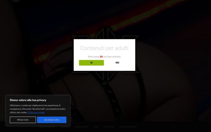 Screenshot of kinkykingdom.it