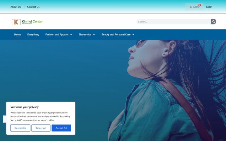 Screenshot of kinmelcenter.com