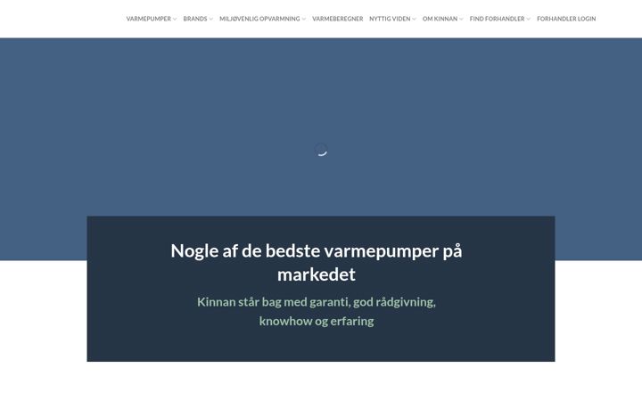 Screenshot of kinnan.dk
