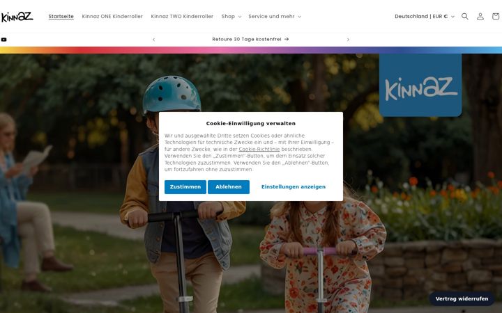 Screenshot of kinnaz.com