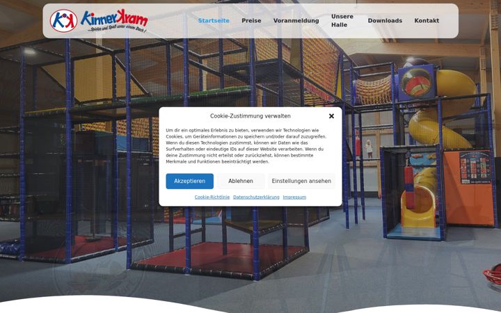 Screenshot of kinnerkram-wol.com