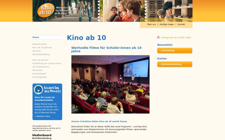 Screenshot of kino-ab-10.de