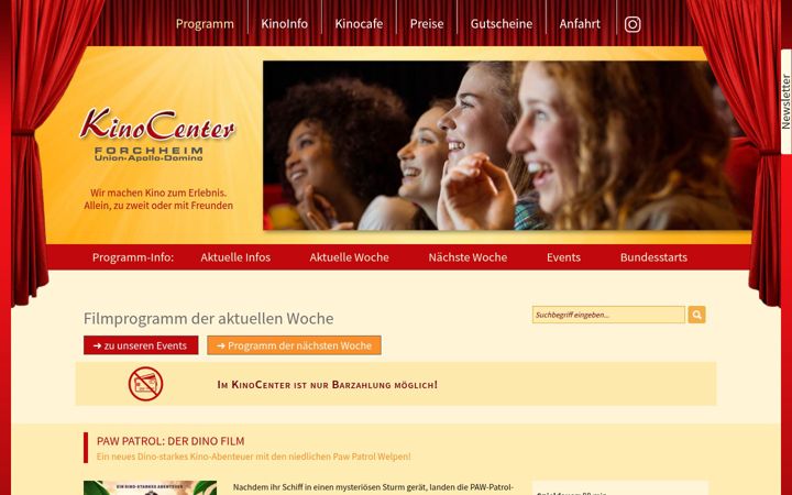 Screenshot of kino-fo.de