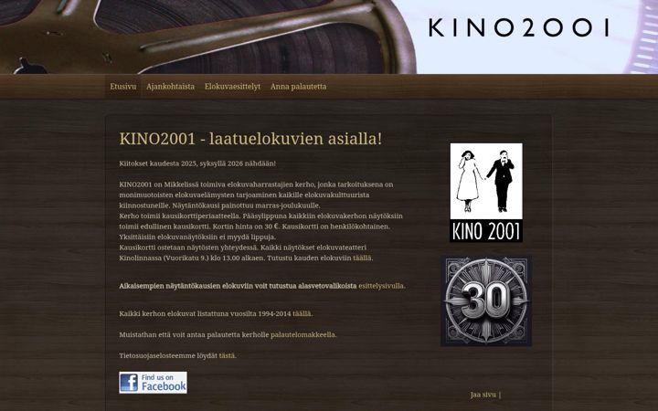 Screenshot of kino2001.net