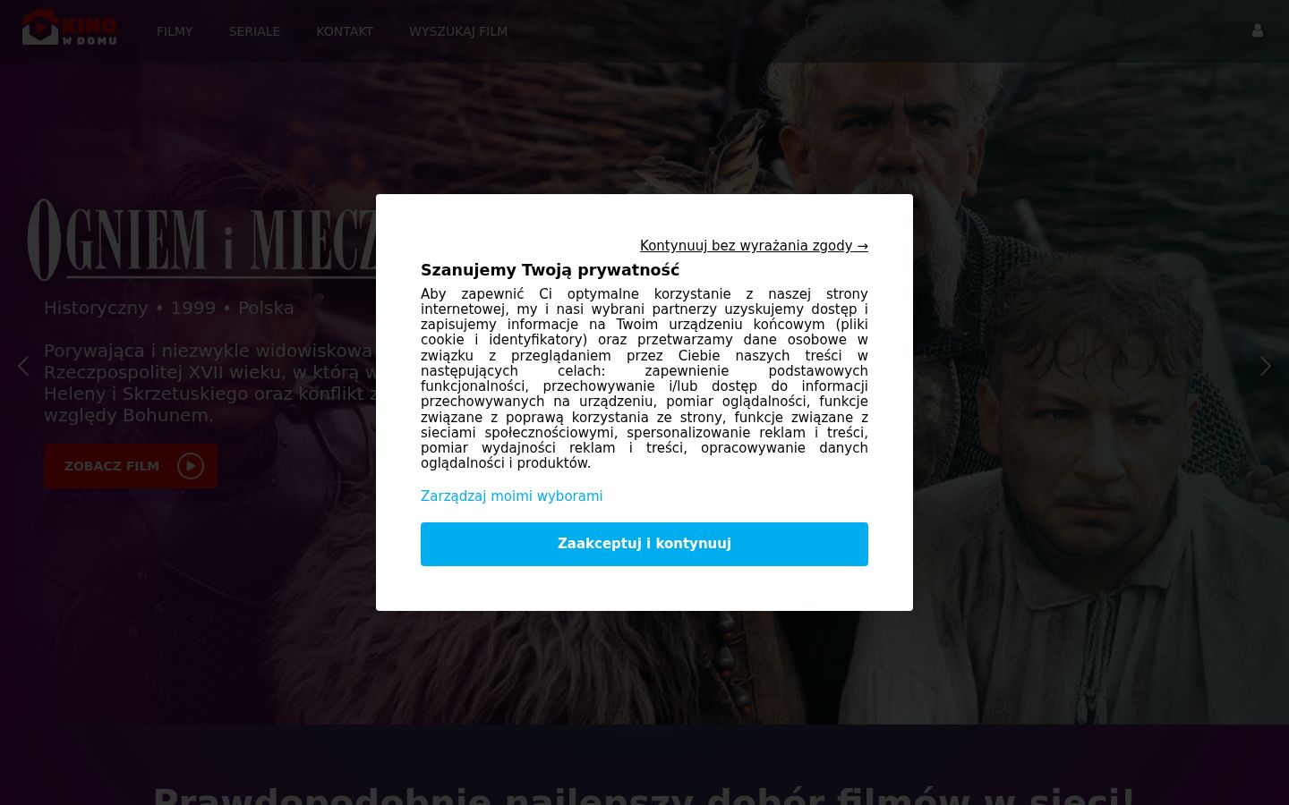 Screenshot tal-banner tal-kunsens muri qabel kwalunkwe interazzjoni