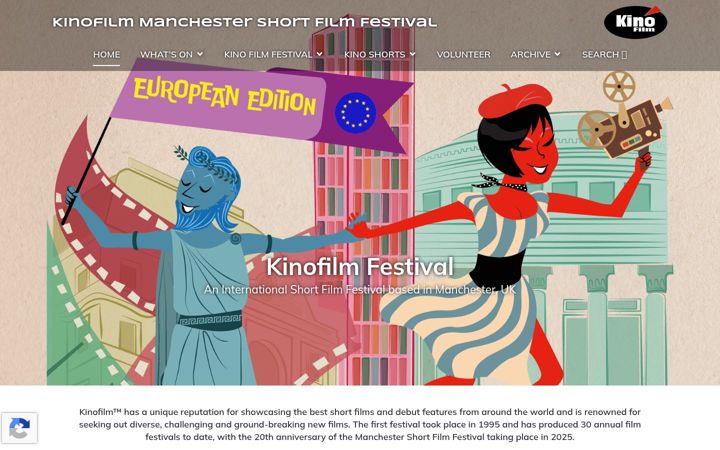 Screenshot of kinofilm.org.uk