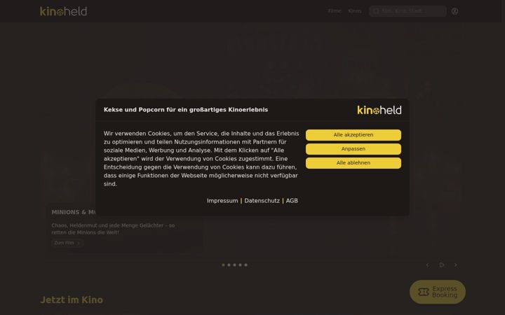 Skjermbilde av kinoheld.de