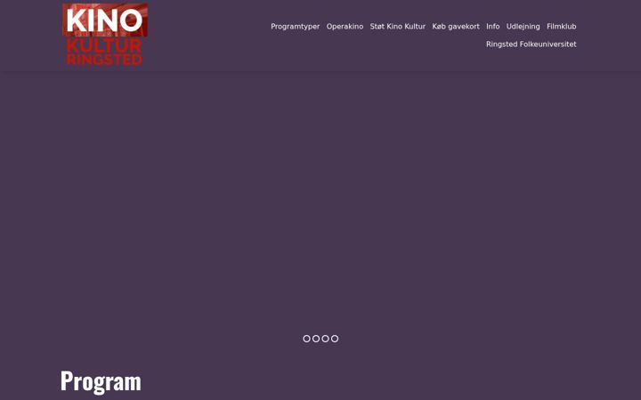 Screenshot of kinokultur.dk