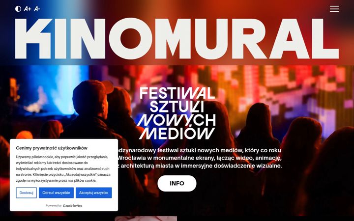 Screenshot of kinomural.com