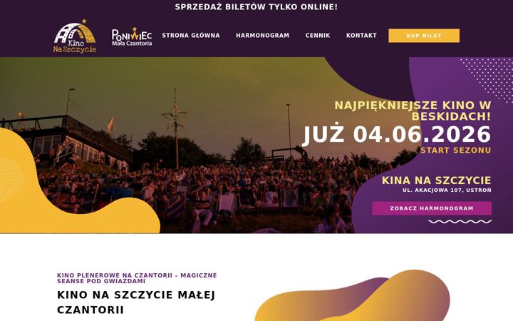 Screenshot of kinonaszczycie.pl