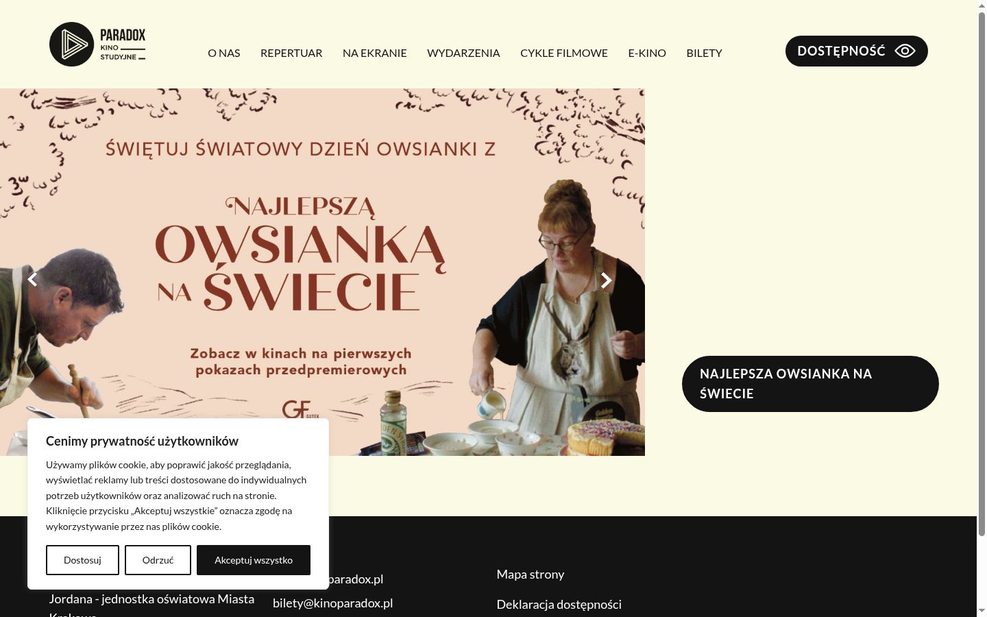 Screenshot tal-banner tal-kunsens muri qabel kwalunkwe interazzjoni