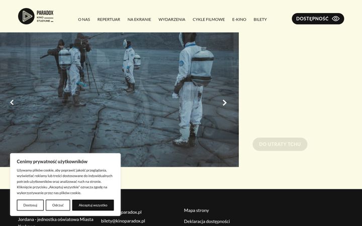 Screenshot of kinoparadox.pl