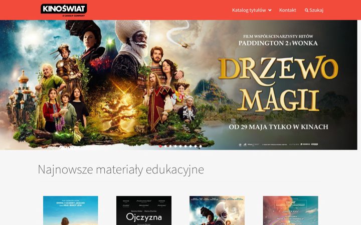 Screenshot of kinoswiatedukacji.pl