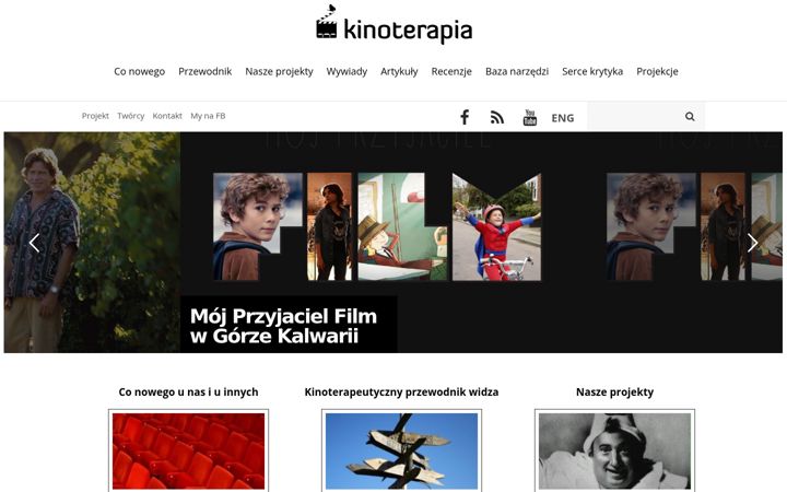 Screenshot of kinoterapia.pl
