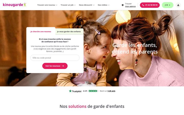 Screenshot of kinougarde.com