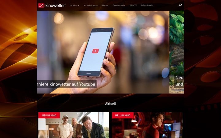 Screenshot of kinowetter.at