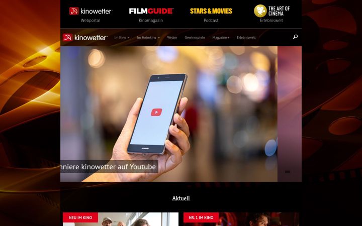Screenshot of kinowetter.ch
