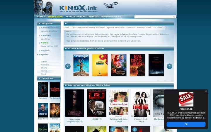 Screenshot of kinox.courses