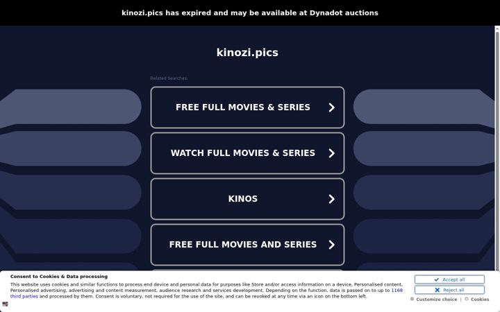 Screenshot of kinozi.pics