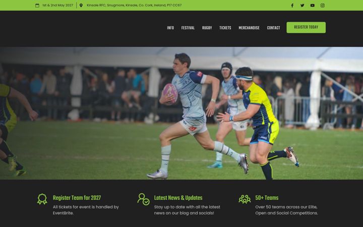 Screenshot of kinsale7s.com