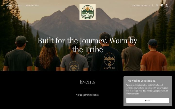 Screenshot of kintrail.com