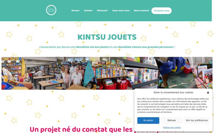 Screenshot of kintsujouets.fr