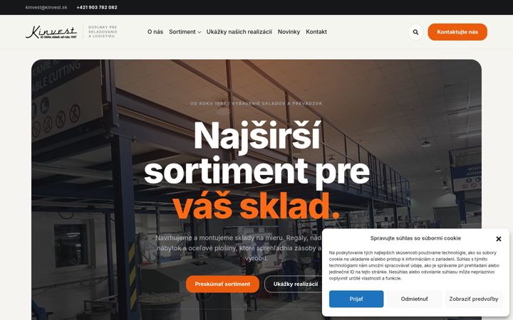 Screenshot of kinvest.sk