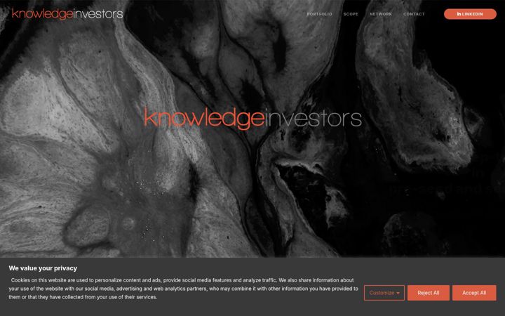 Screenshot of kinvestors.com