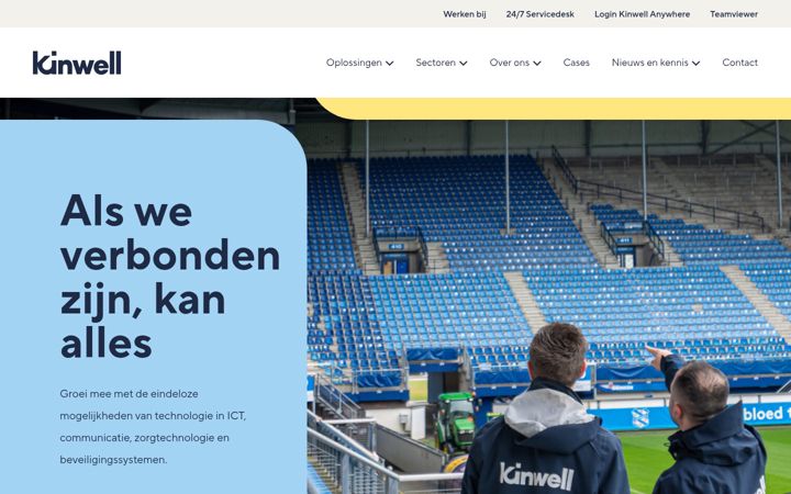 Ekrano kopija kinwell.nl