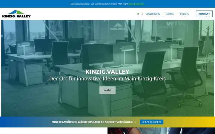Screenshot of kinzig-valley.de
