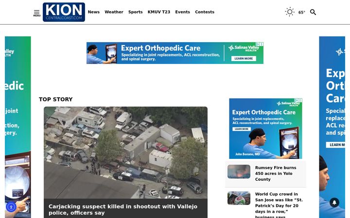 Screenshot του kioncentralcoast.com