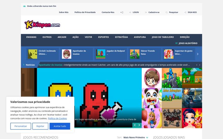 Screenshot of kiopen.com