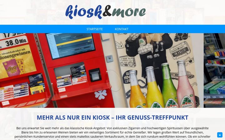 Screenshot of kioskandmore.ch