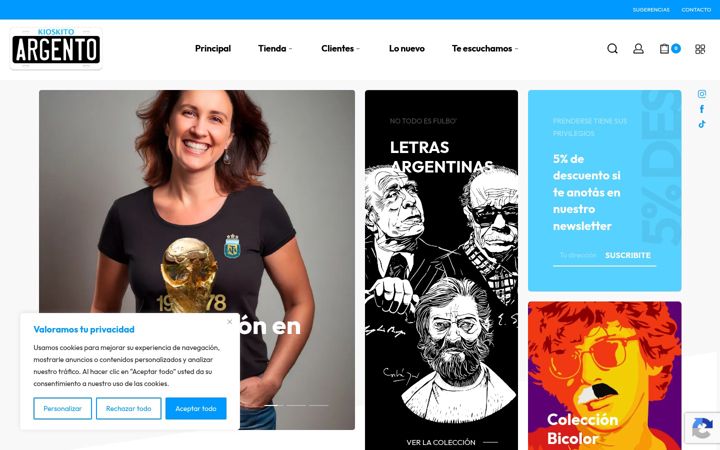 Screenshot of kioskitoargento.com