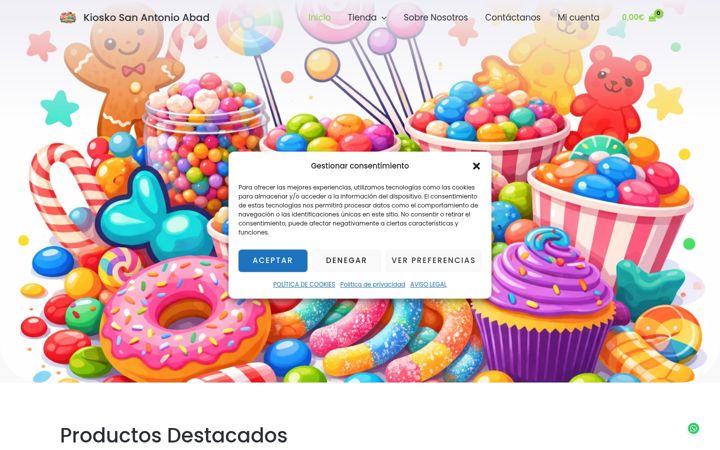 Screenshot of kioskosanantonioabad.com