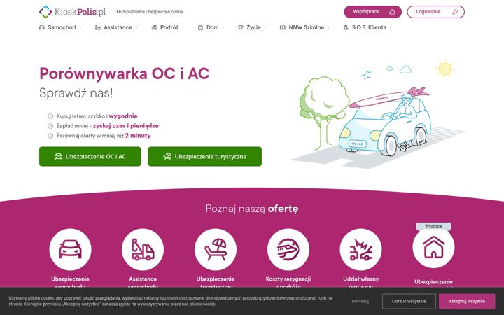 Screenshot of kioskpolis.pl