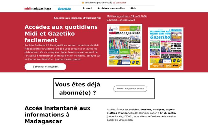 Screenshot of kiosque-midi.com