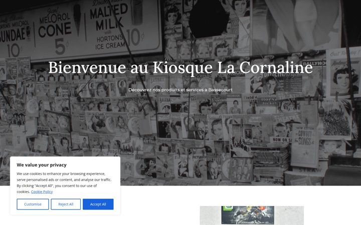 Screenshot of kiosquelacornaline.com