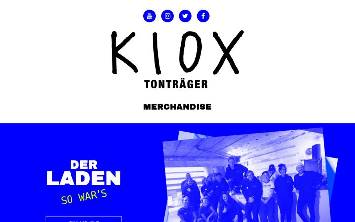 Screenshot of kiox-tontraeger.de