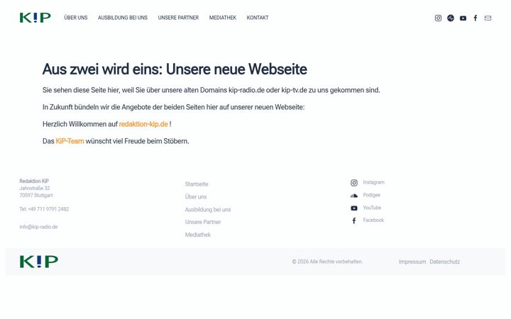 Screenshot of kip-tv.de