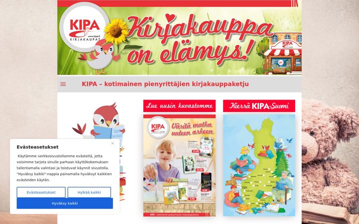 Screenshot of kipa.fi