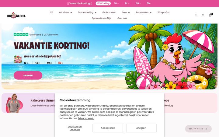 Screenshot ta' kipalohadamesmode.nl